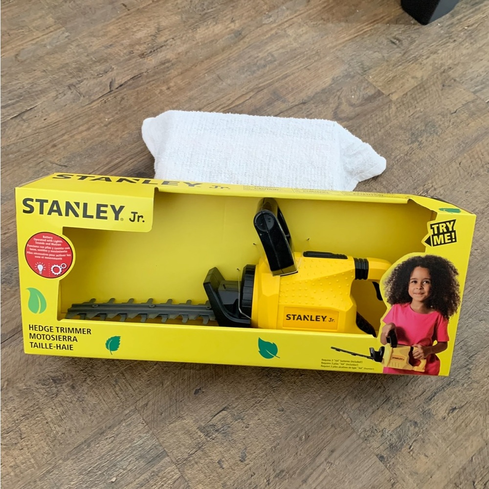 Stanley Yellow Hedge Trimmer Toy